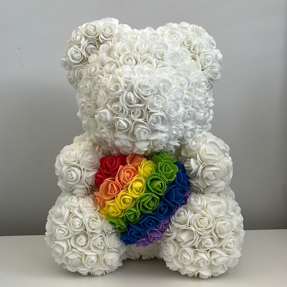 Large Foam Flower Bear - Picture 1 of 3